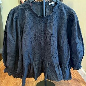 American Eagle Eyelet Women's Top